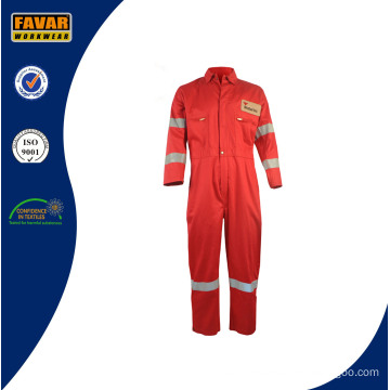 Safety Red Fire Retardant Cotton Working Coverall